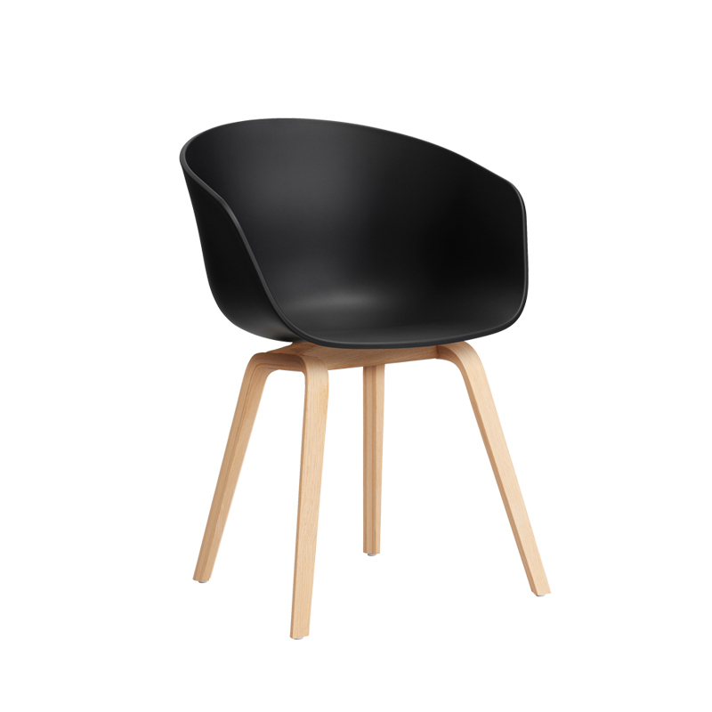 Chaise ABOUT A CHAIR AAC 22 Noir HAY