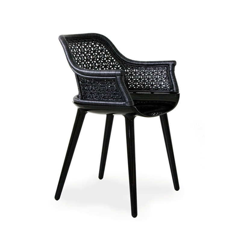 Chaise CYBORG ELEGANT Noir MAGIS