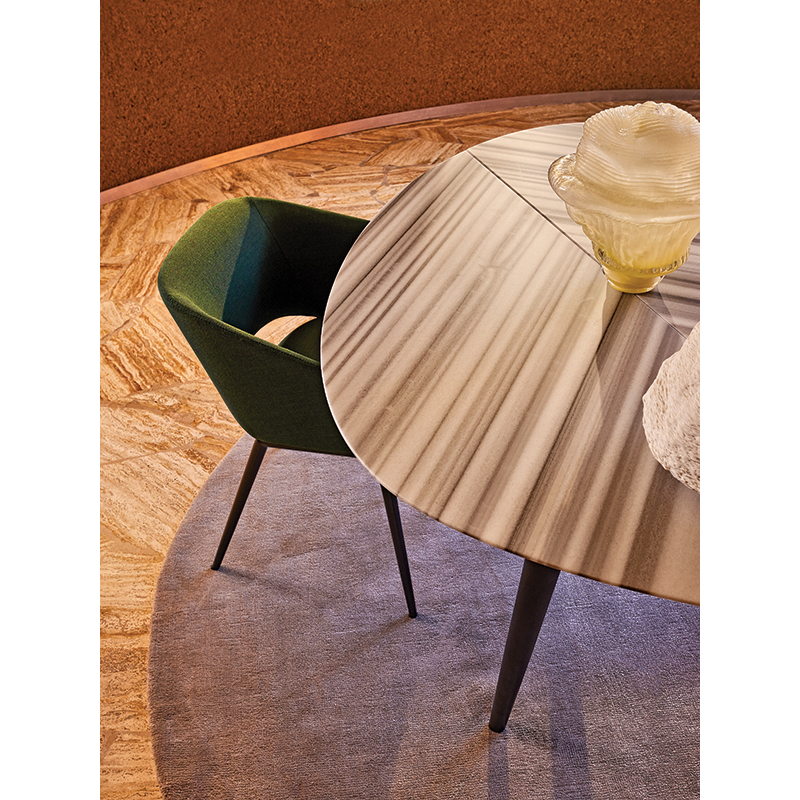 Table TWEED MARBLE L 250 Marbre Striato Olimpico ZANOTTA