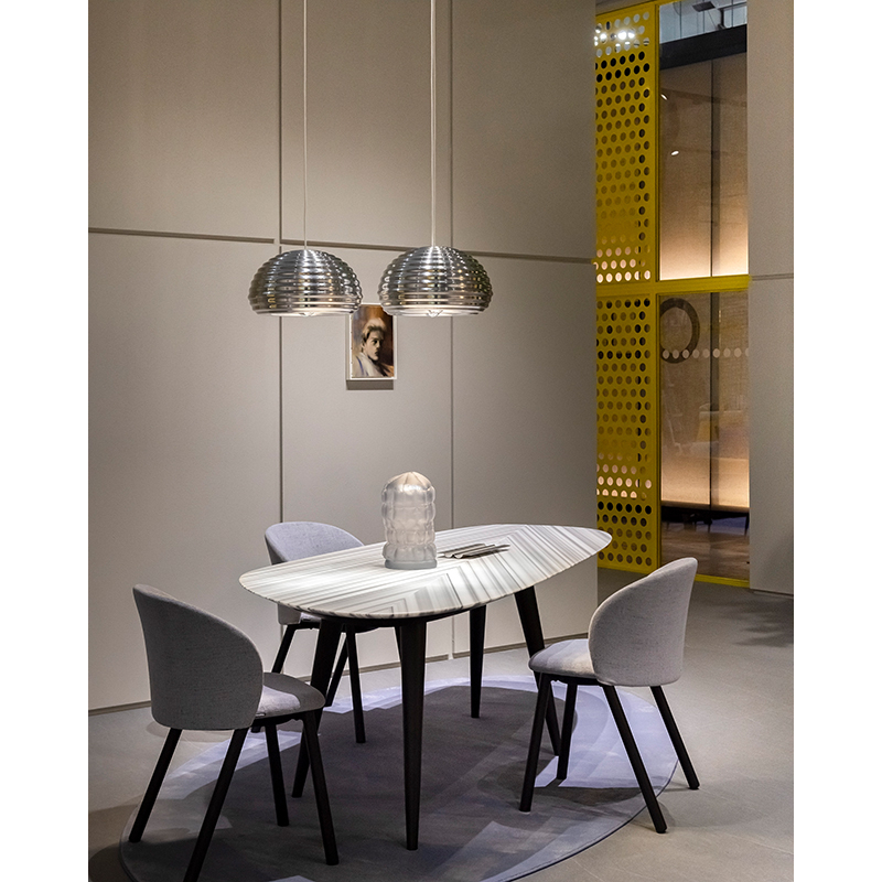 Table TWEED MARBLE L 250 Marbre Striato Olimpico ZANOTTA