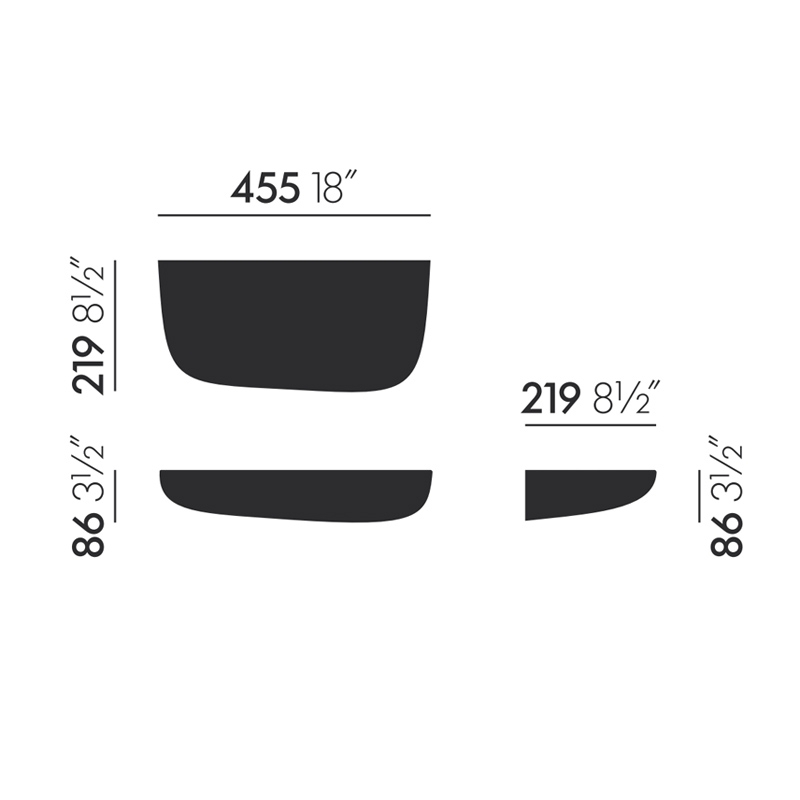 Etagère CORNICHE Gris VITRA