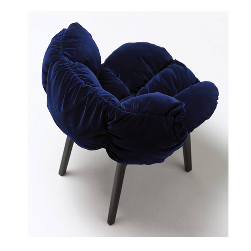 Chaise BLUE VELVET EDRA