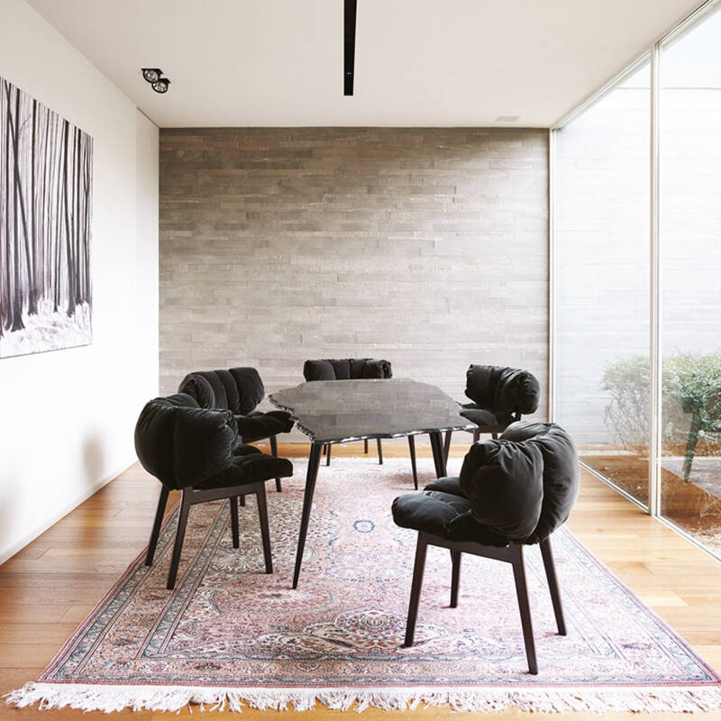 Chaise BLUE VELVET EDRA