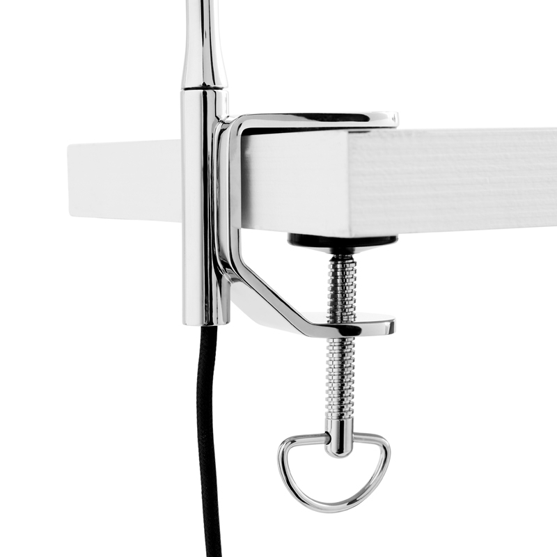 Lampe à poser APEX CLIP Blanc huître HAY
