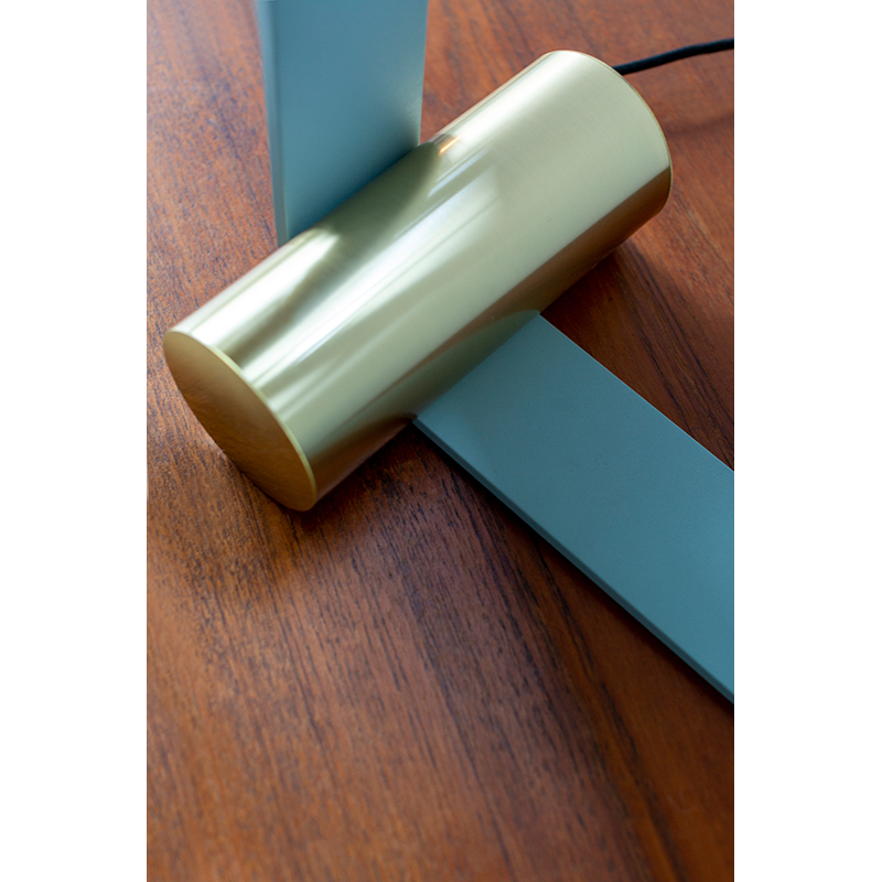 Lampe à poser NASTRO 563.32 Noir/ laiton TOOY