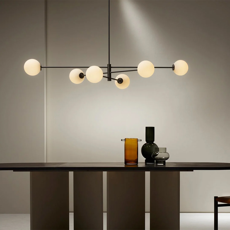 Suspension TREVI Large Laiton satiné CTO LIGHTING