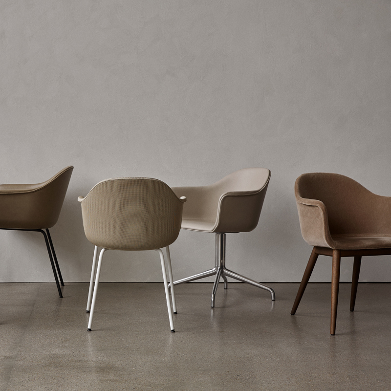 Chaise HARBOUR SWIVEL Bordeaux AUDO COPENHAGEN