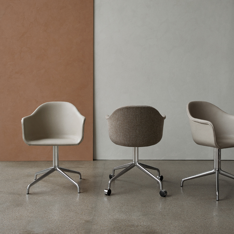 Chaise HARBOUR SWIVEL Bordeaux AUDO COPENHAGEN