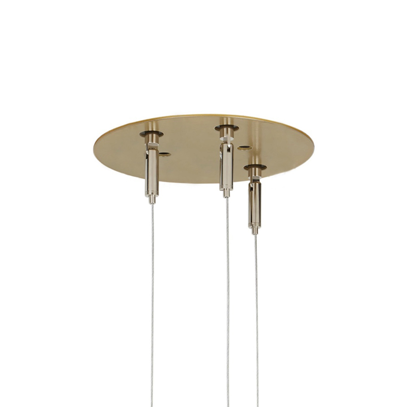 Suspension AVALON Medium Laiton satiné CTO LIGHTING