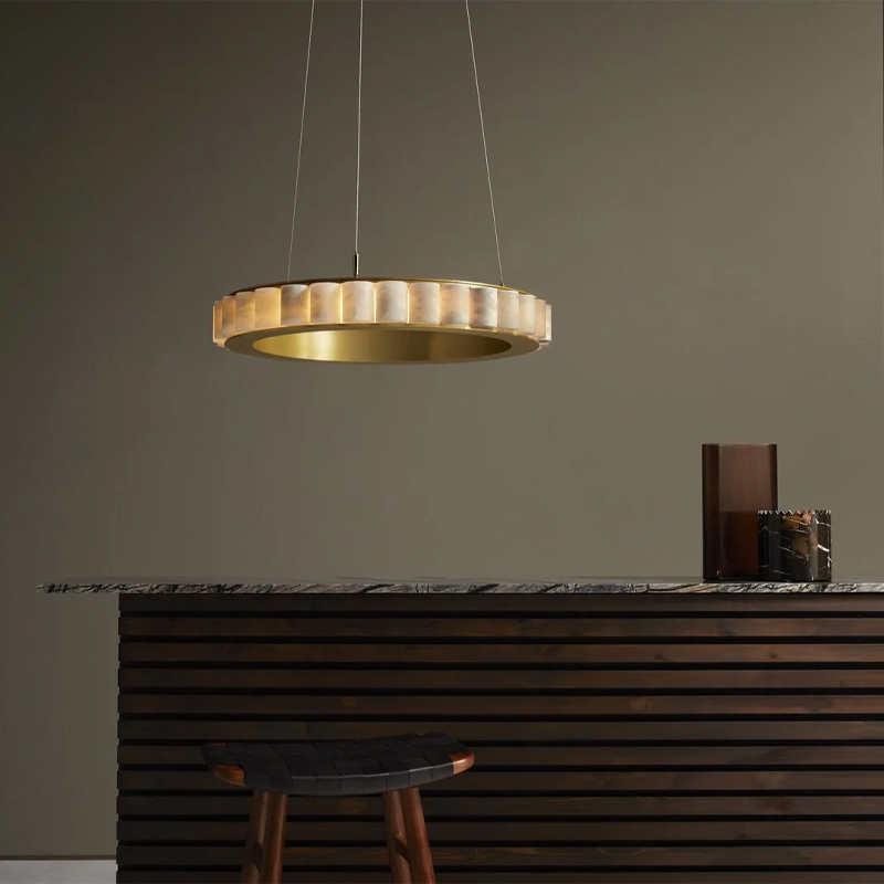 Suspension AVALON Medium Laiton satiné CTO LIGHTING