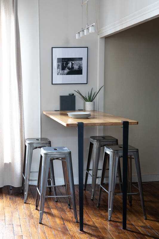 Table Pied TIPTOE 110 CM Blanc Nuage TIPTOE