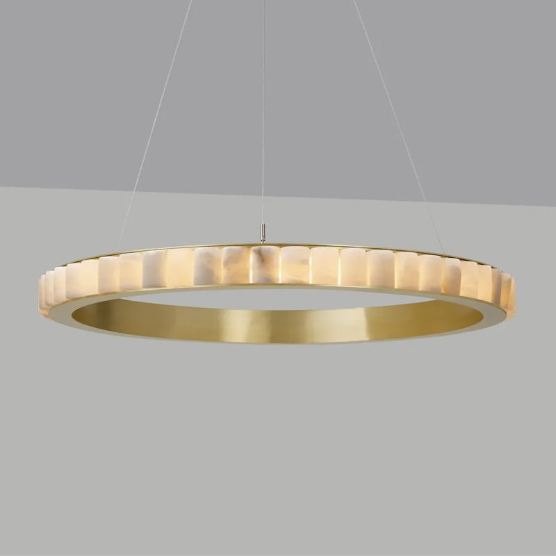 Suspension AVALON Large Laiton satiné CTO LIGHTING