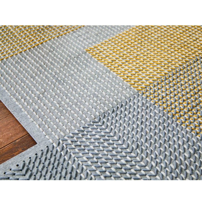 Tapis Tapis CANEVAS GEO Gris GAN
