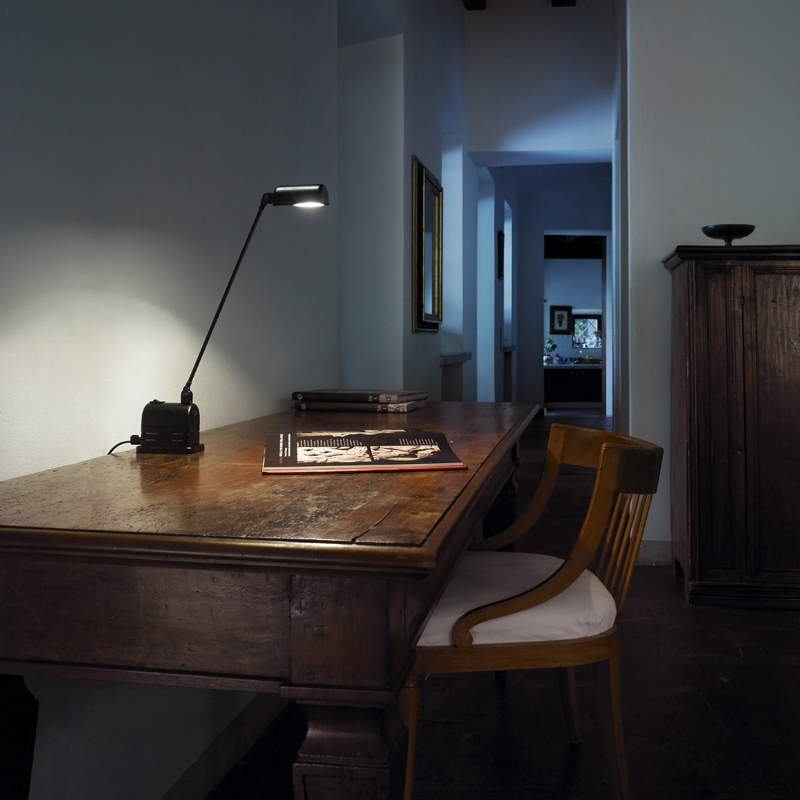 Lampe de bureau DAPHINETTE LED Bronze métallique LUMINA