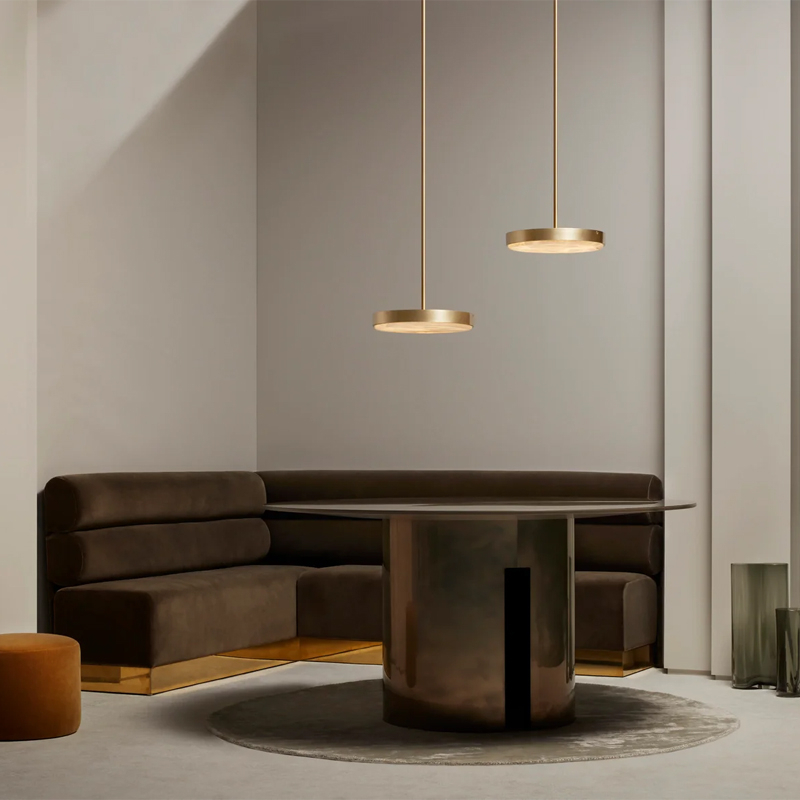 Suspension ANVERS Medium Laiton satiné CTO LIGHTING