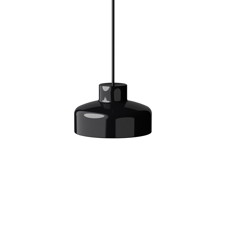 Suspension LACQUER Small Noir NINE