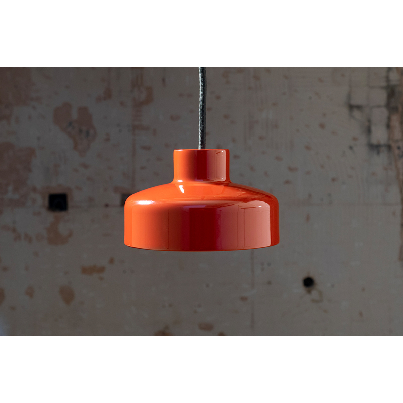 Suspension LACQUER Small Noir NINE