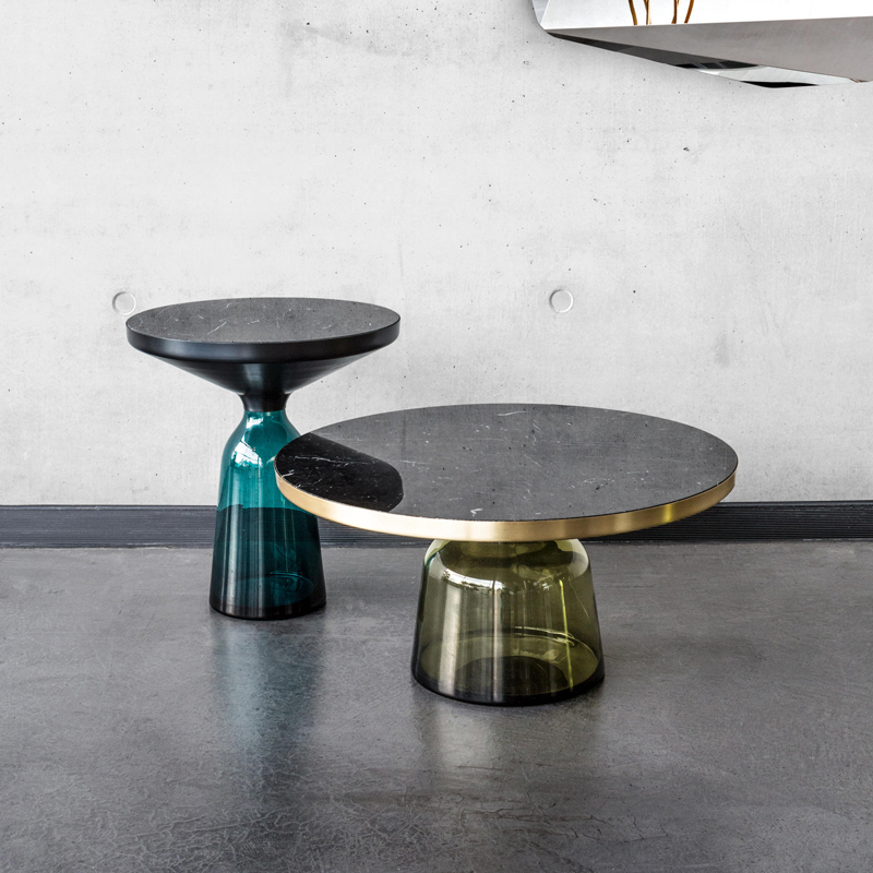 Table basse BELL COFFEE Marbre Bleu Montana CLASSICON