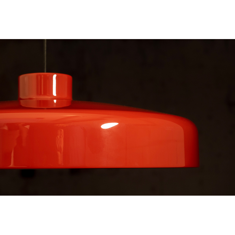 Suspension LACQUER Large Rouge NINE
