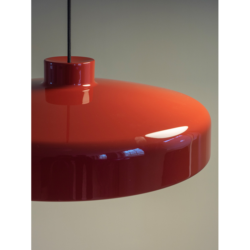 Suspension LACQUER Large Rouge NINE