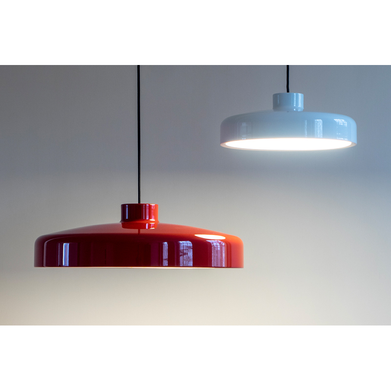 Suspension LACQUER Large Rouge NINE