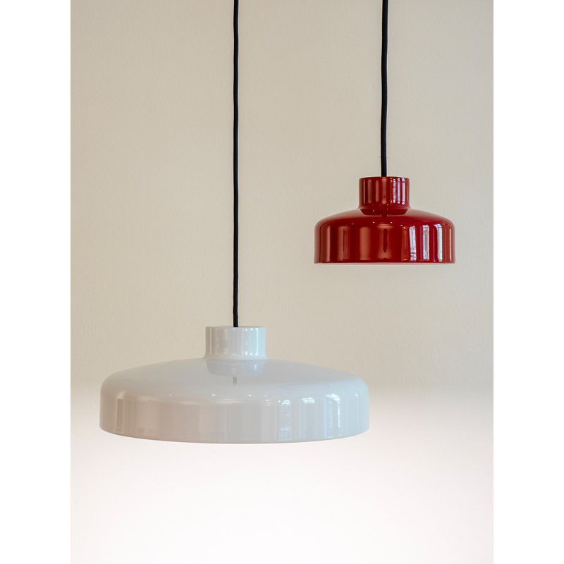 Suspension LACQUER Large Rouge NINE