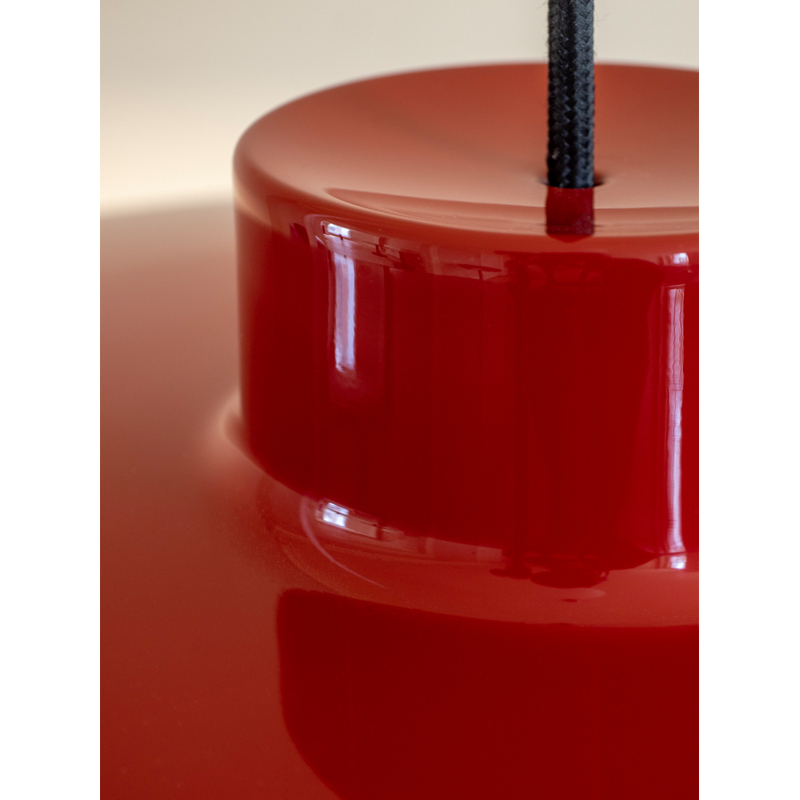 Suspension LACQUER Large Rouge NINE