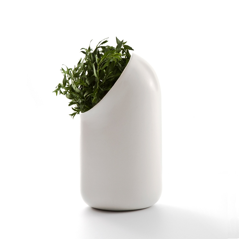 Vase Ô Vase Blanc MOUSTACHE