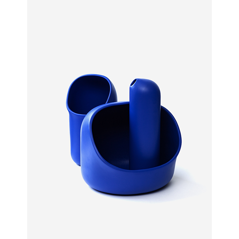 Vase Ô Vase Bleu MOUSTACHE