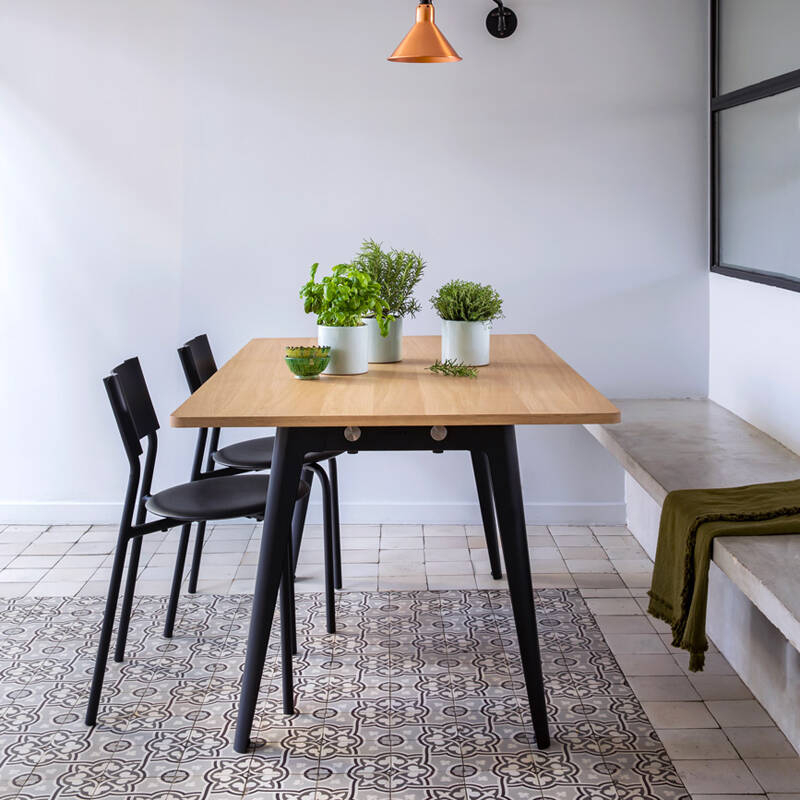 Table NEW MODERN Chêne Gris Eucalyptus TIPTOE