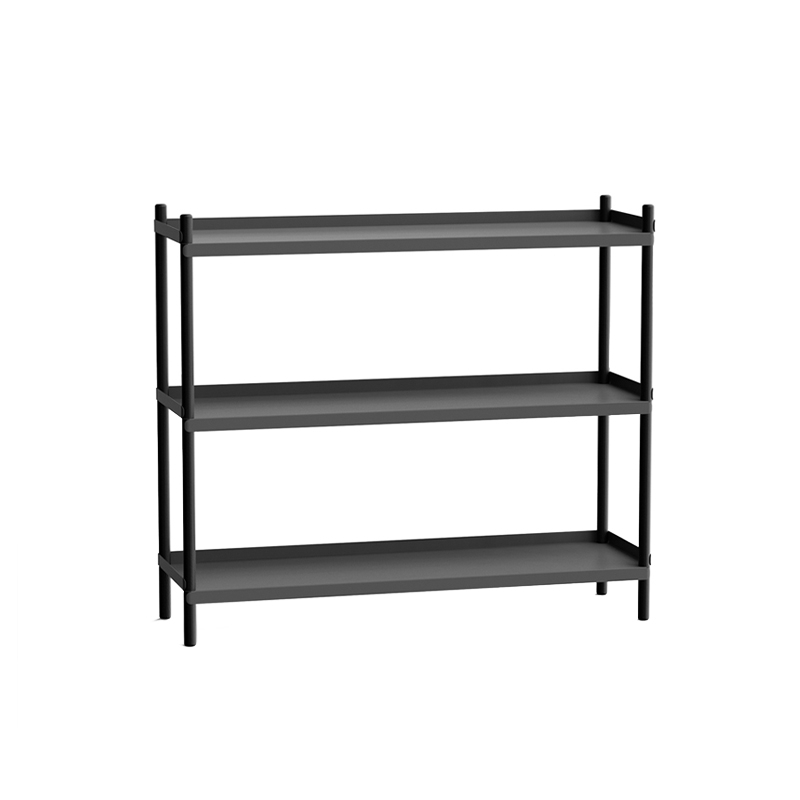 Etagère BOLT 100x88 Anthracite/ chêne noir NINE