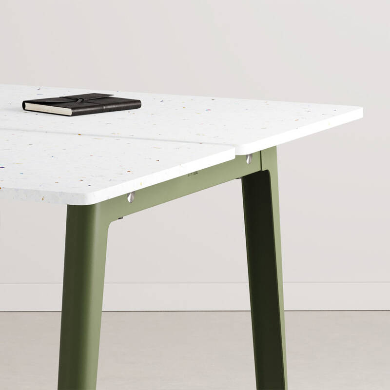 Bench Bench NEW MODERN 2 places Plastique Recyclé Vert Romarin TIPTOE