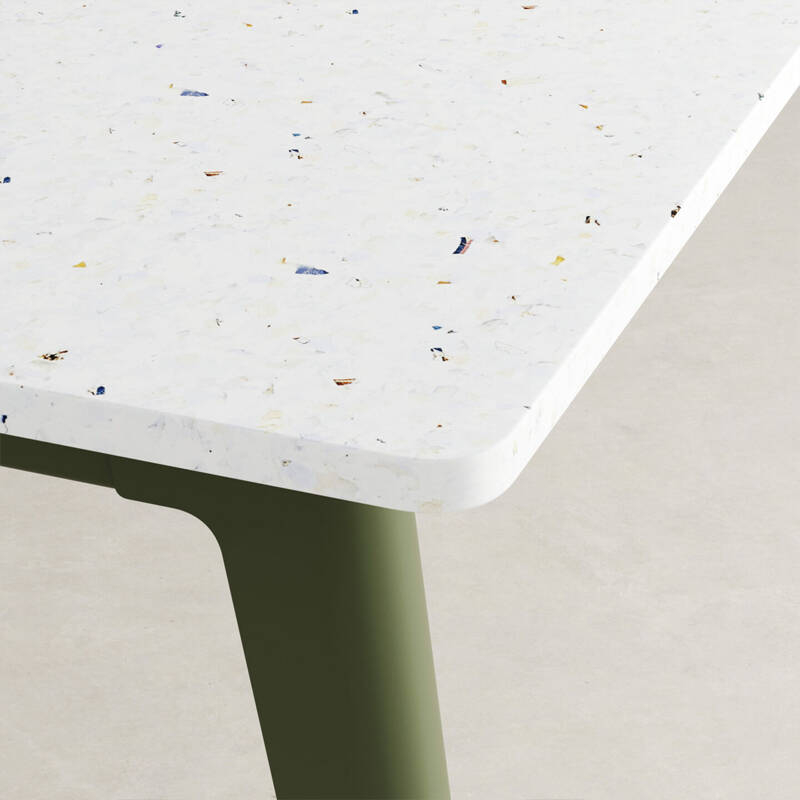 Bench Bench NEW MODERN 2 places Plastique Recyclé Vert Romarin TIPTOE