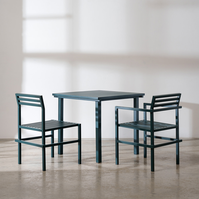 Chaise extérieur Chaise avec accoudoirs 19 OUTDOORS Vert NINE