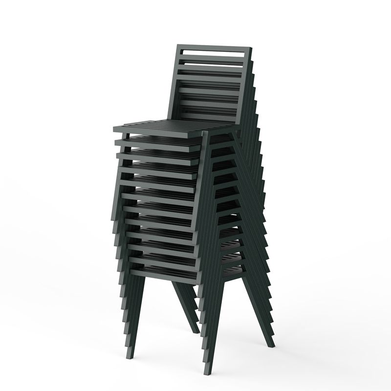 Chaise extérieur Chaise empilable 19 OUTDOORS Vert NINE
