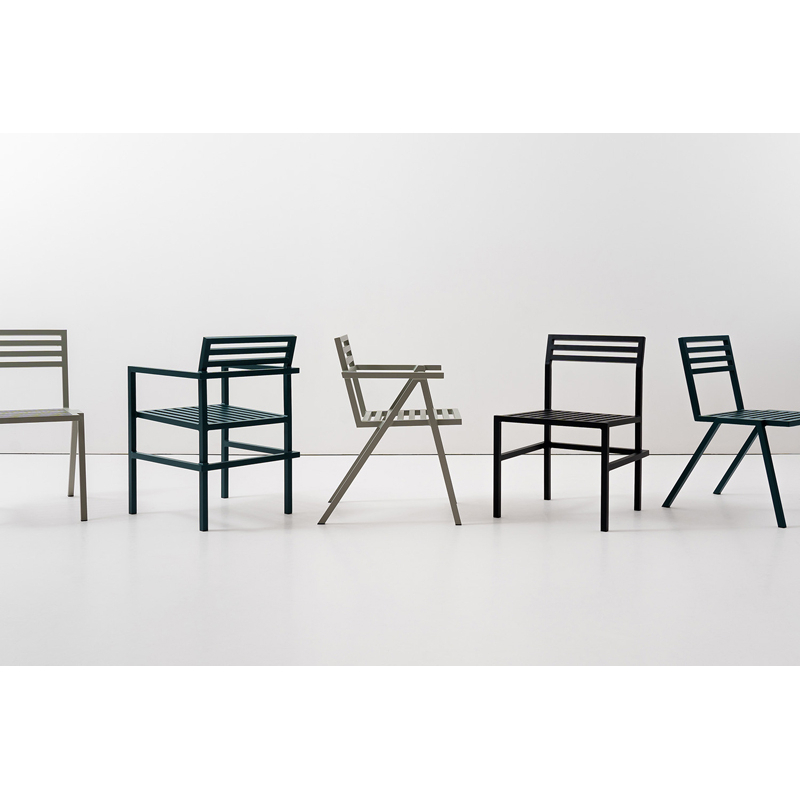 Chaise extérieur Chaise empilable 19 OUTDOORS Vert NINE