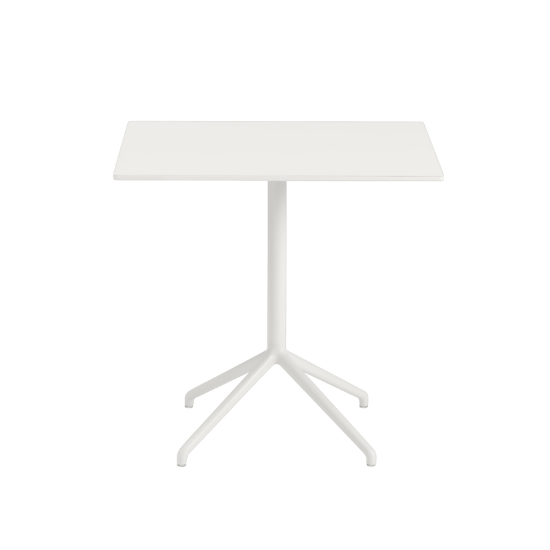 Table STILL CAFÉ 75x65 Blanc MUUTO