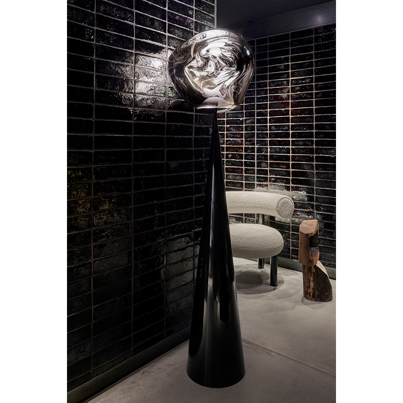 Lampadaire MELT CONE FAT Chrome TOM DIXON