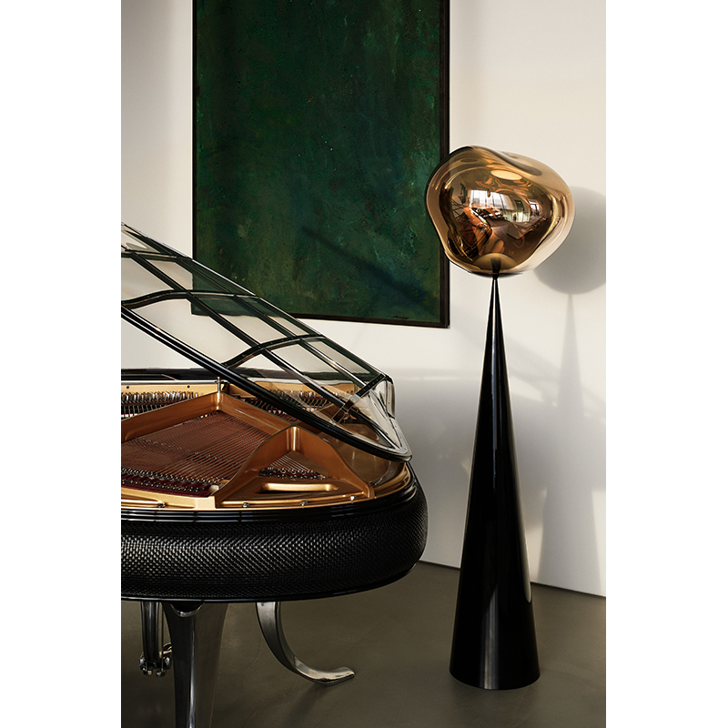 Lampadaire MELT CONE FAT Or TOM DIXON