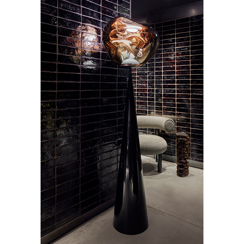 Lampadaire MELT CONE FAT Or TOM DIXON