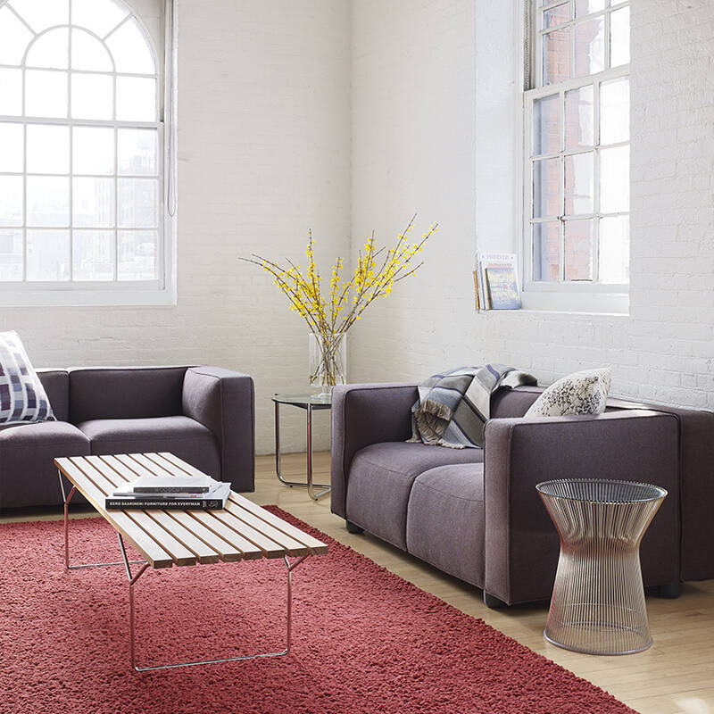 PLATNER Ø 40 Marbre Grey veined white