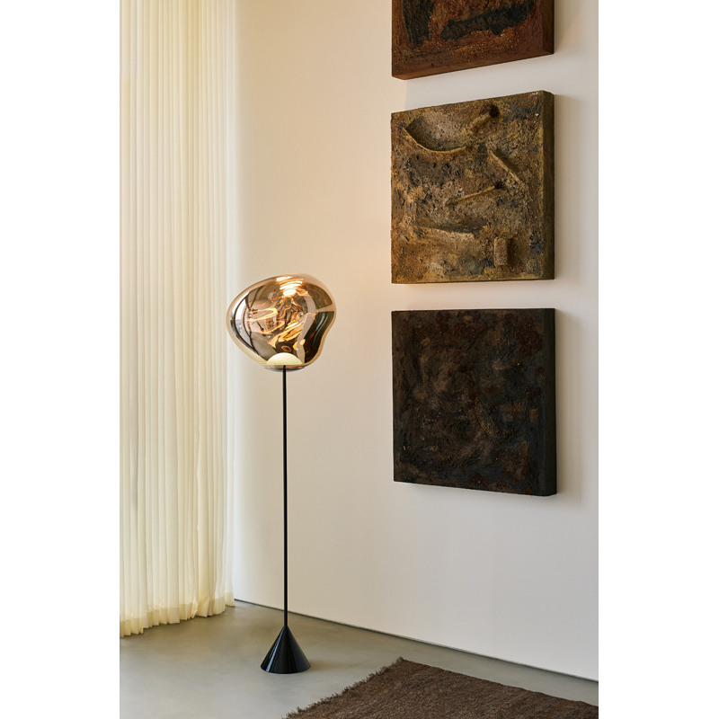 Lampadaire MELT CONE SLIM Or TOM DIXON