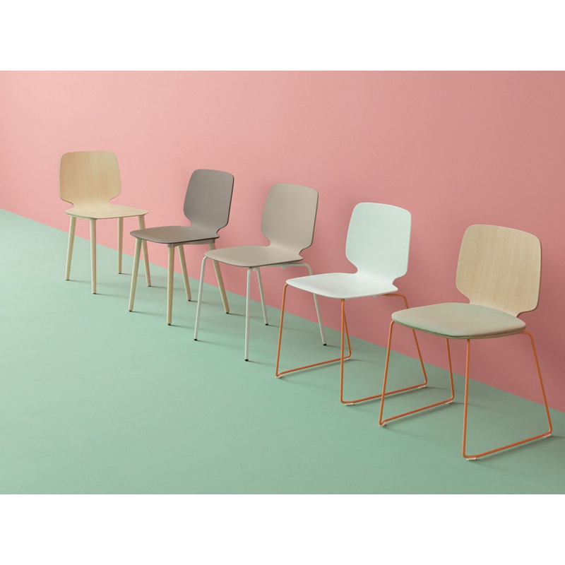 Chaise BABILA 2720 Noir/ noir PEDRALI