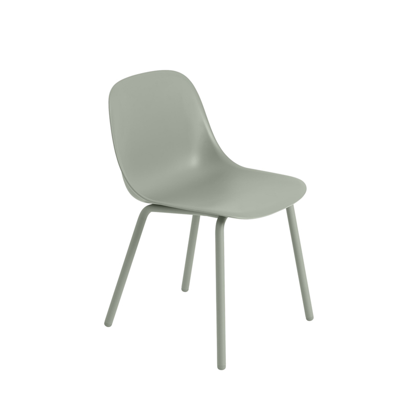 Chaise FIBER OUTDOOR Vert cendré MUUTO