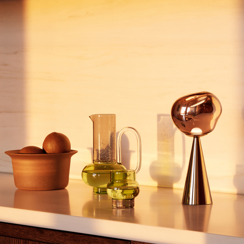 Lampe à poser MELT PORTABLE Cuivre TOM DIXON