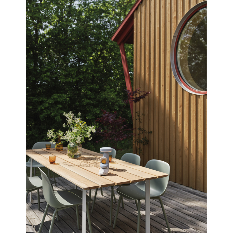Table 70/70 OUTDOOR Gris MUUTO
