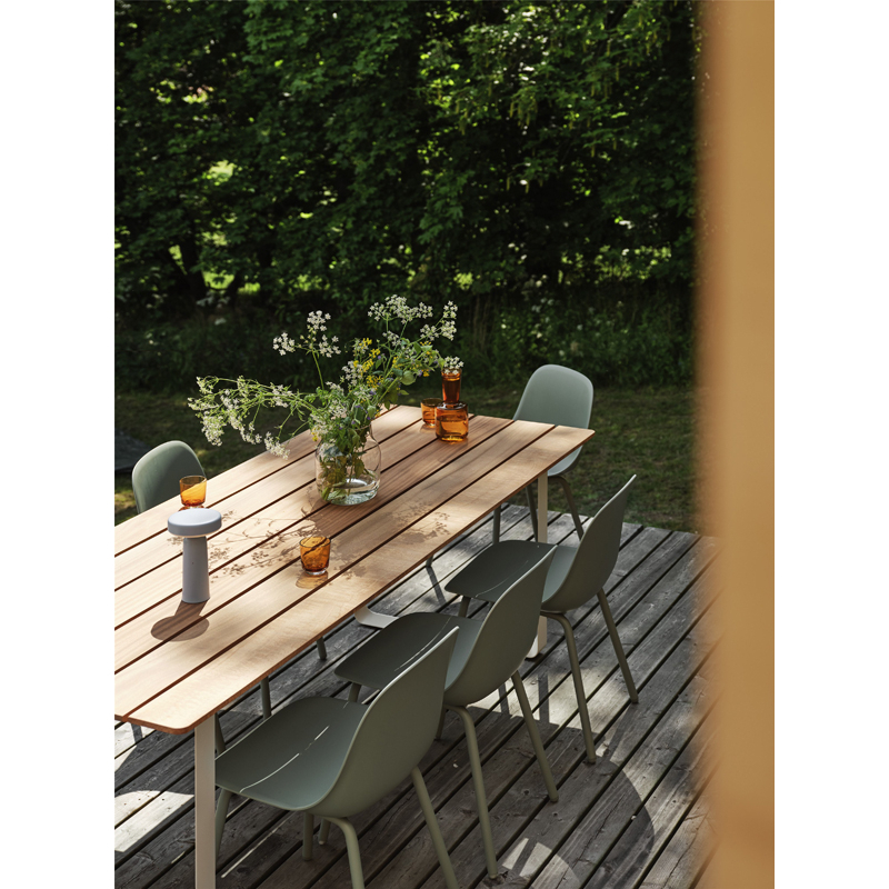 Table 70/70 OUTDOOR Gris MUUTO