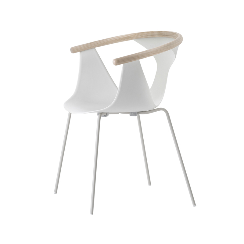 Chaise FOX 3726 Blanc/ frêne PEDRALI