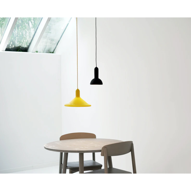 Suspension TORCH CONE S3 Noir / câble noir  ESTABLISHED & SONS