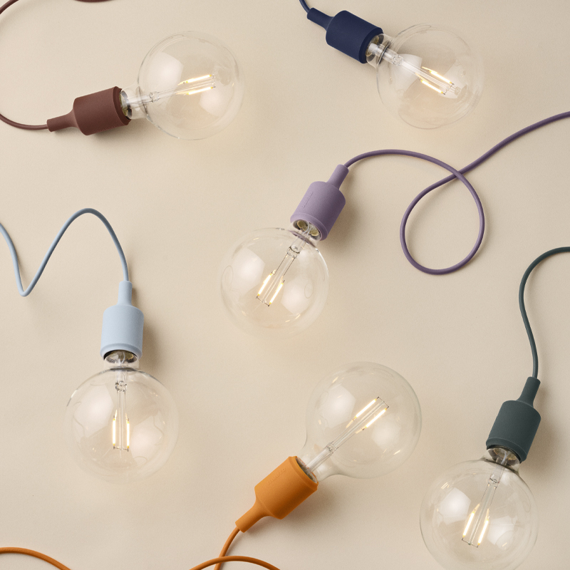 Suspension E27 SOCKET Orange clair MUUTO